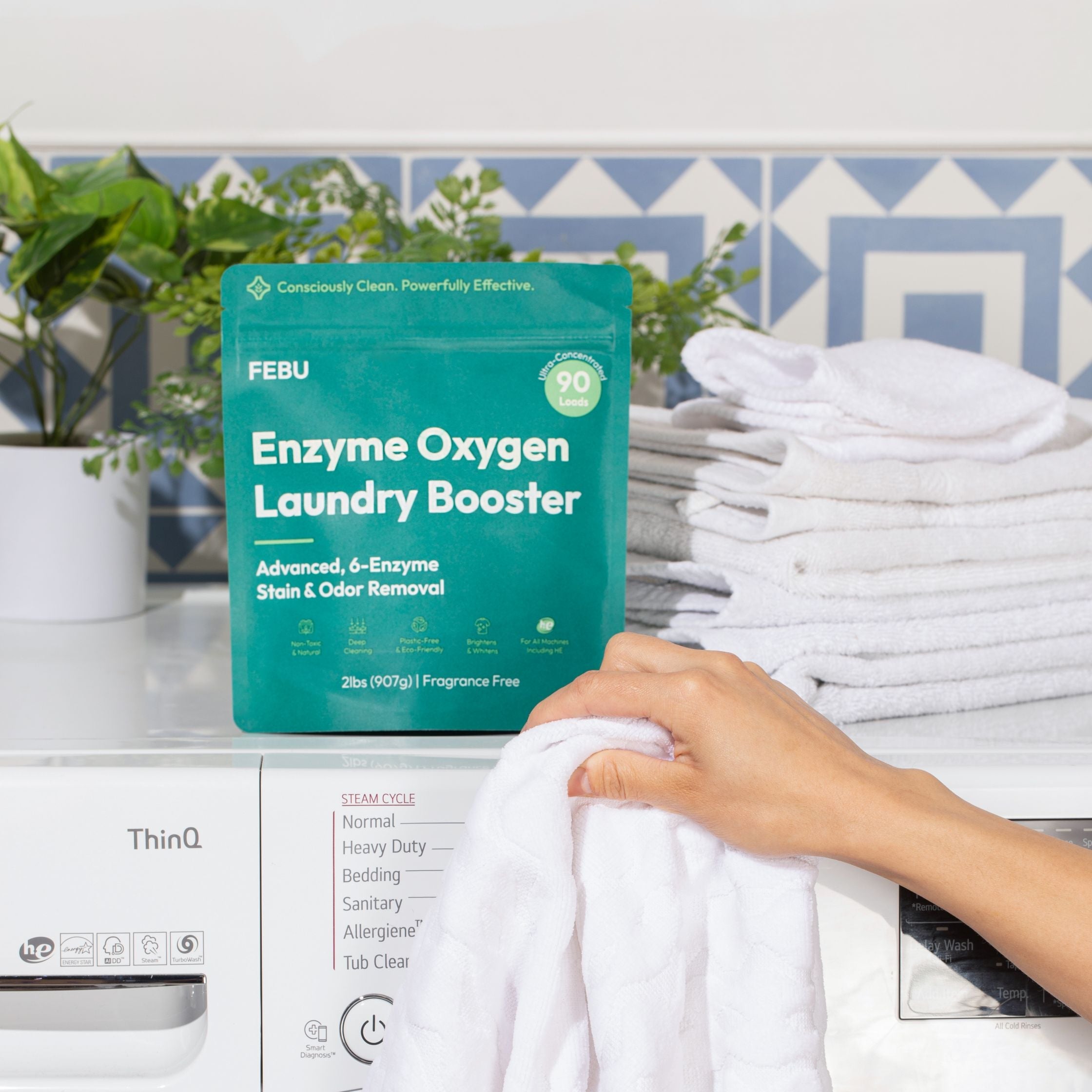 enzyme oxygen booster powder whitener oxi boost on dishwasher detergent