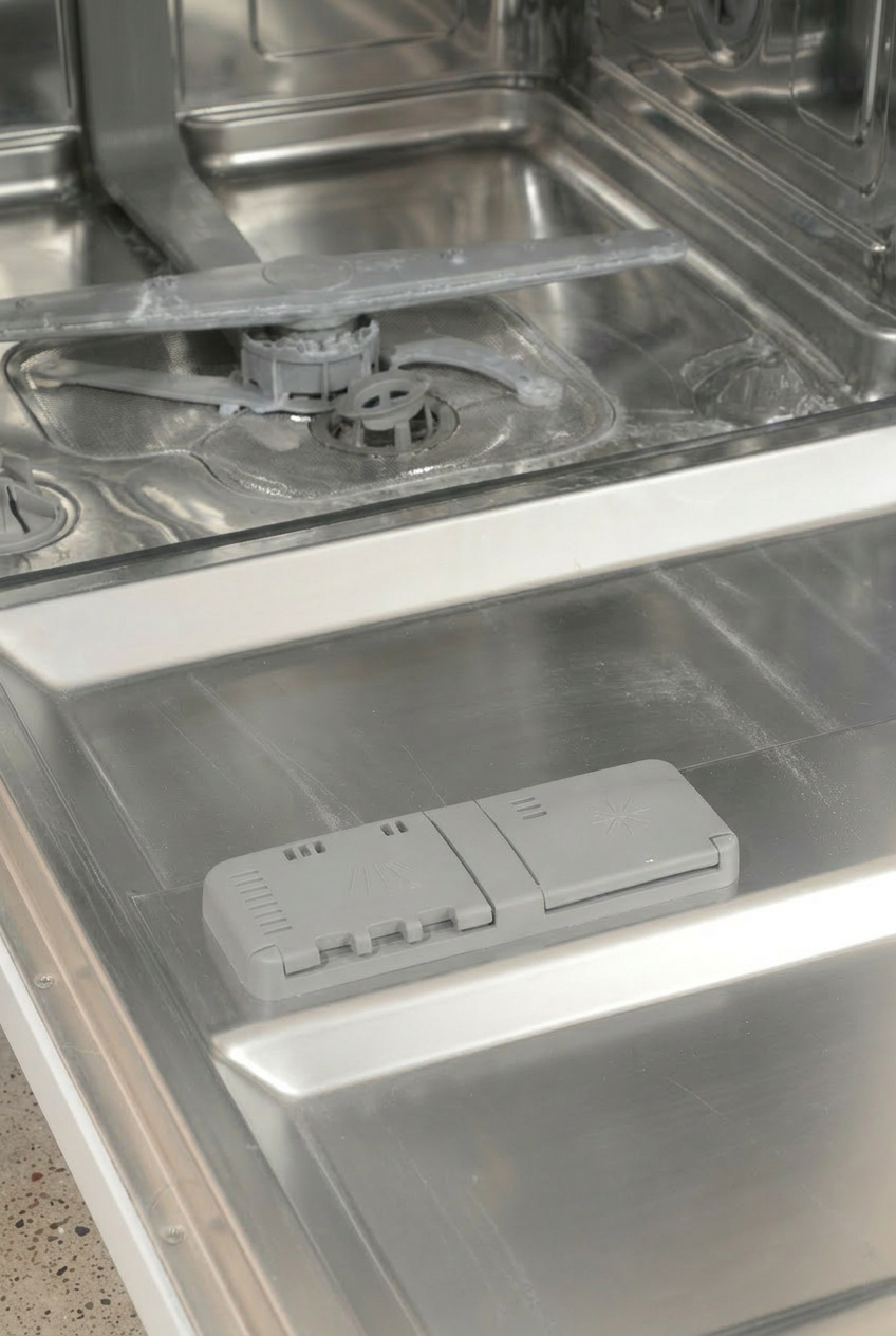 dishwasher with modest limescale buildup